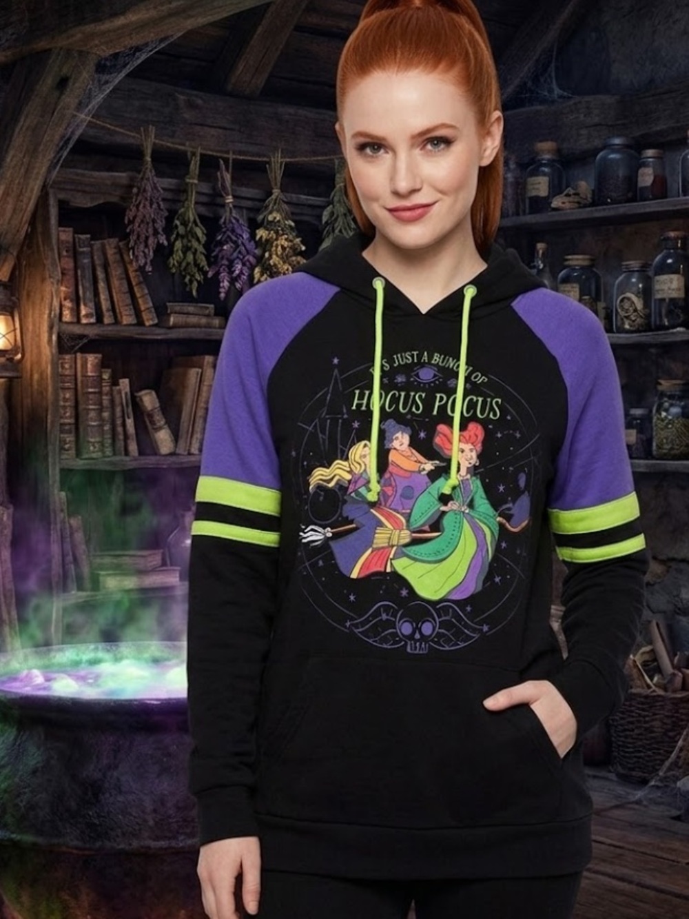 Disney Parks Our Universe Sanderson Sisters Hocus Pocus Sweatshirt - Size Small